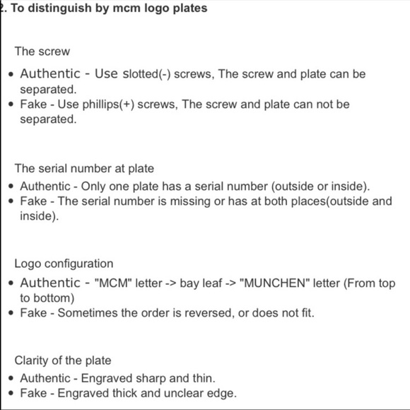 How to spot a fake mcm!!! - Picture 5 of 7
